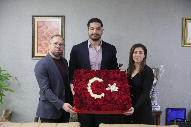 Güreş Federasyonu Başkanı Taha Akkül Ziyareti